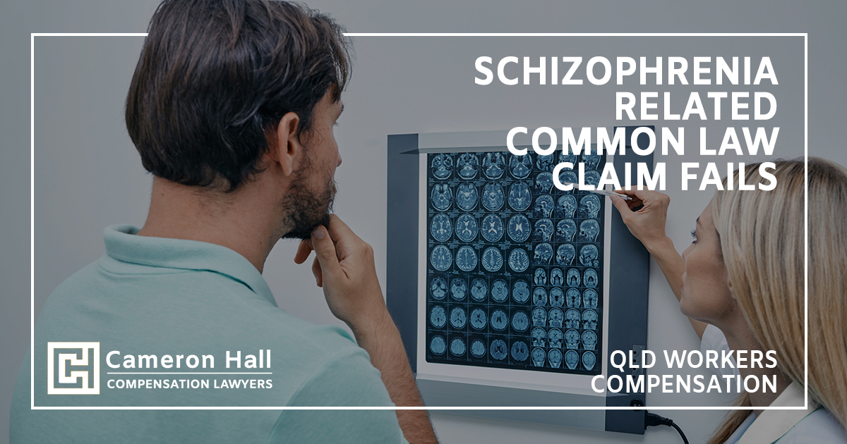 Schizophrenia Related WorkCover Common Law Claim Fails